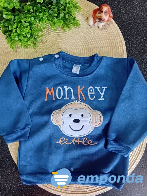 Buzo para bebe bordado Lanús - imagen 4