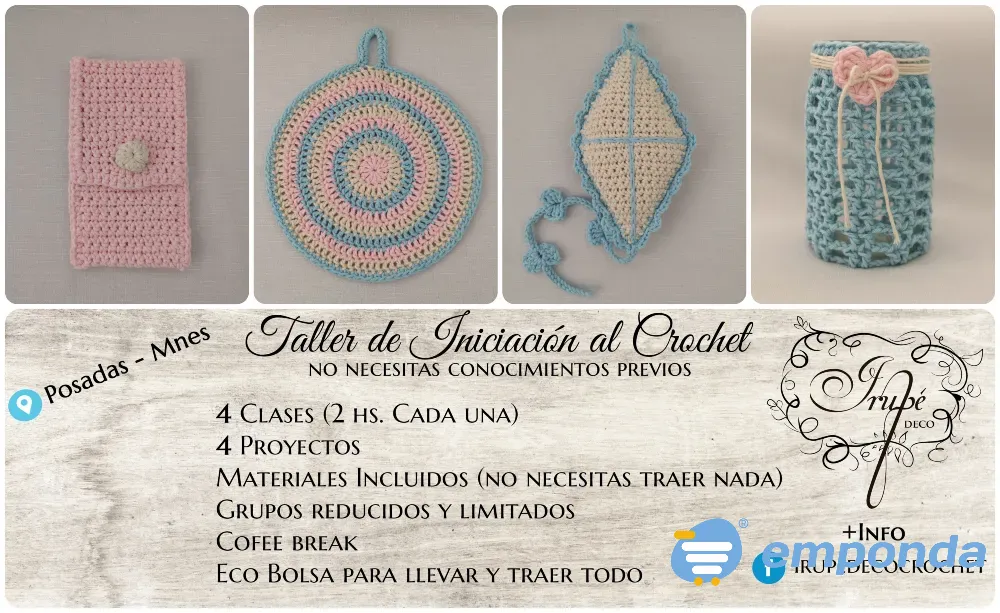 Curso Inicial Crochet Posadas - imagen 1