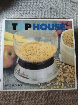 Balanza Alimentos Nueva En Caja Top House Modelo KCI Con Bowl De Cocina Analogica Redonda Hasta 3 Kg Recoleta
