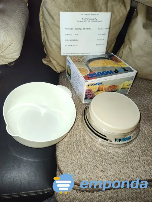 Balanza Alimentos Nueva En Caja Top House Modelo KCI Con Bowl De Cocina Analogica Redonda Hasta 3 Kg Recoleta - imagen 3