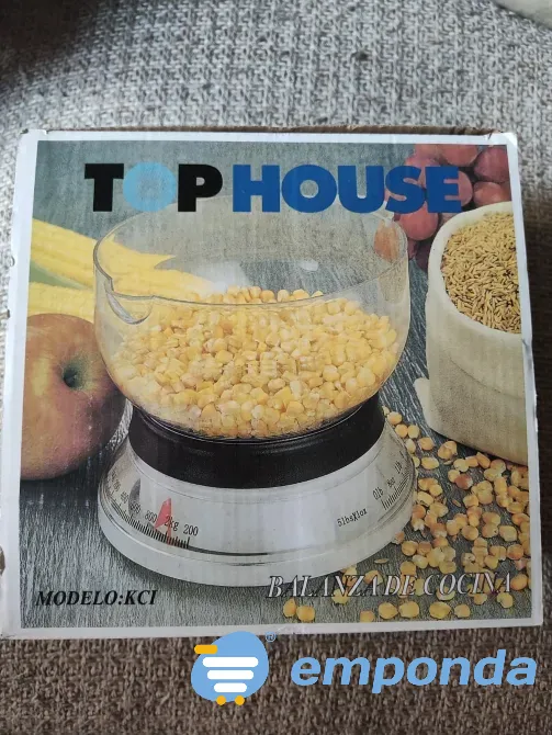 Balanza Alimentos Nueva En Caja Top House Modelo KCI Con Bowl De Cocina Analogica Redonda Hasta 3 Kg Recoleta - imagen 1