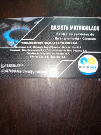 Gasista matriculado Quilmes