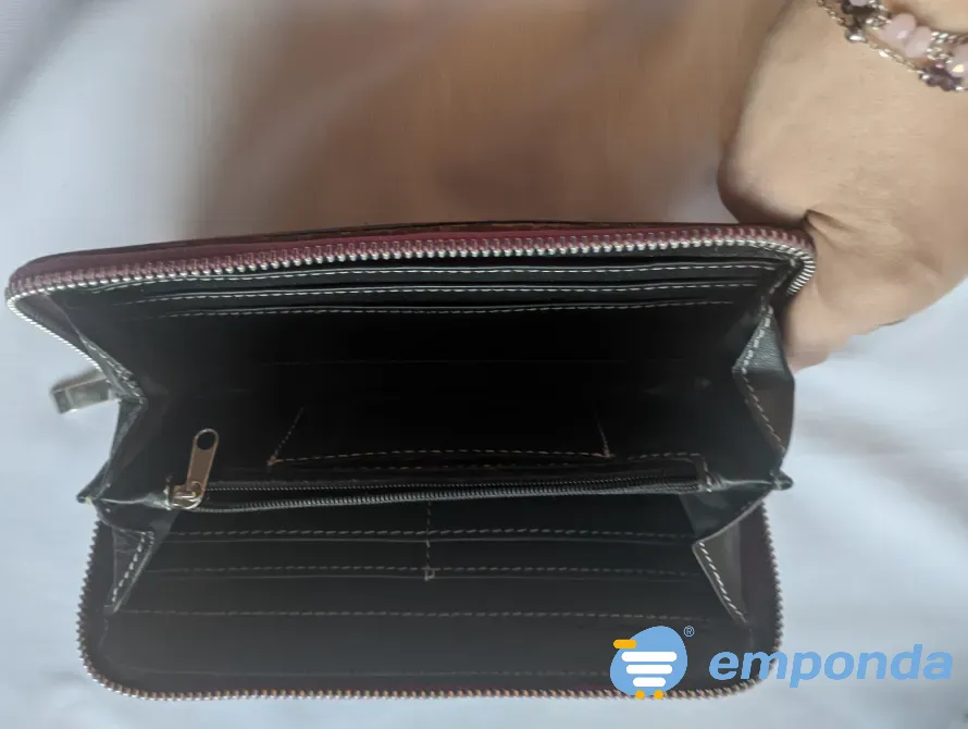 Billetera dama cuero simil Versalles - imagen 2