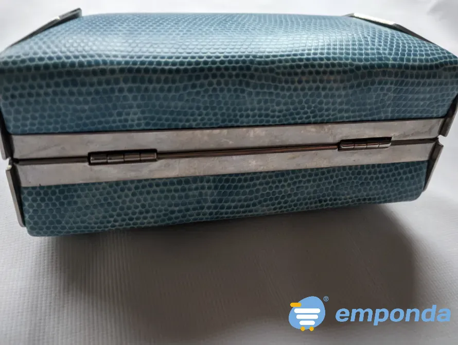 Cartera de mano Bijoux Terner metal y simil reptil Versalles - imagen 6