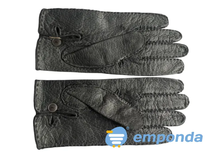 Women's leather-like gloves Size M Versalles - photo 3