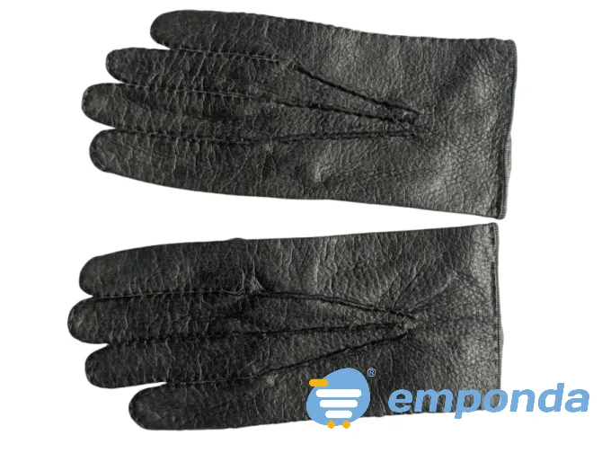 Women's leather-like gloves Size M Versalles - photo 2