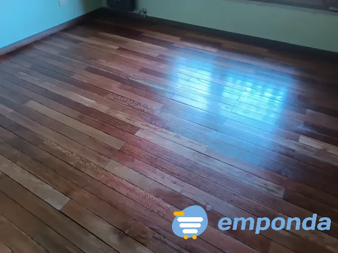 Hydro-lacquering polishing, plasticizing, parquet floor repairs San Fernando - photo 1