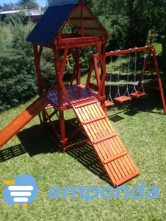 Juegos de madera casas infantiles casas para niños Pilar - imagen 7