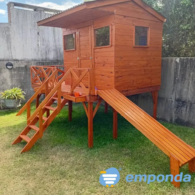 Juegos de madera casas infantiles casas para niños Pilar - imagen 3