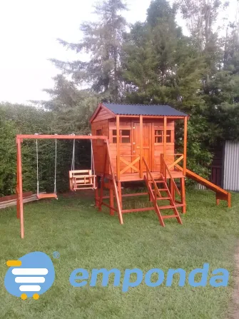 Juegos de madera casas infantiles casas para niños Pilar - imagen 6