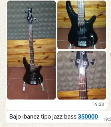 Bajo Ibanez tipo jazz Libertador General San Martin