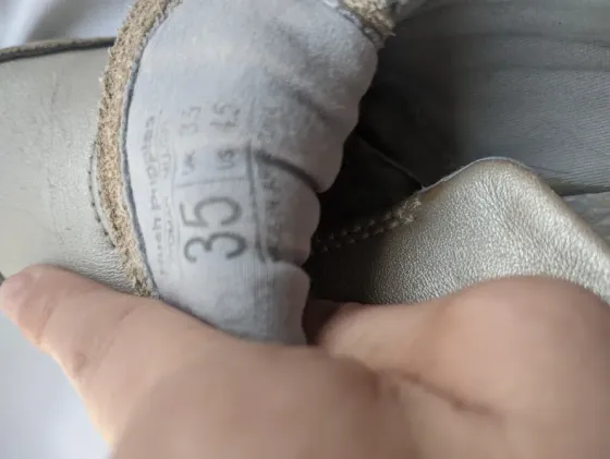 Zapatillas Hush Puppies Air cuero Talle 35 Versalles