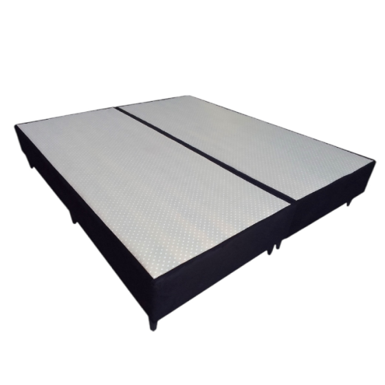 Cama Sommier Base Quenn Size 160x200 Reforzada Box Cuero Floresta