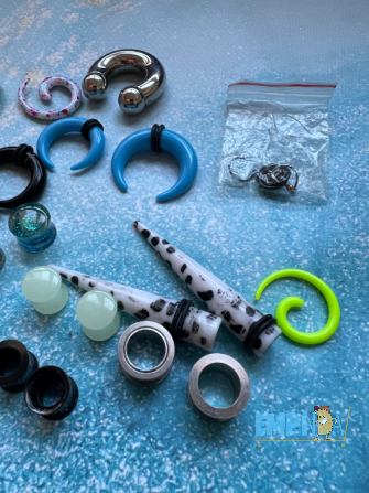 Anillos y túneles para piercing diferentes Caballito - imagen 3