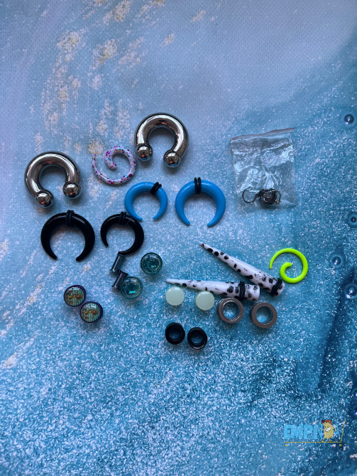 Anillos y túneles para piercing diferentes Caballito - imagen 1