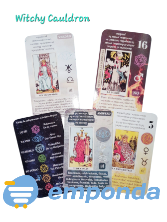Cartas tarot (SIMIL) San Miguel - imagen 4