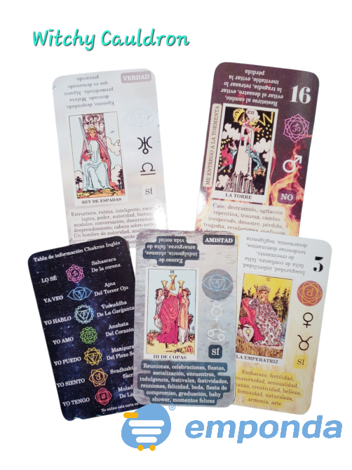Cartas tarot (SIMIL) San Miguel - imagen 4