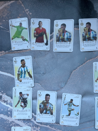 Cartas Campeones Del Mundo Panini Mcdonald Caballito