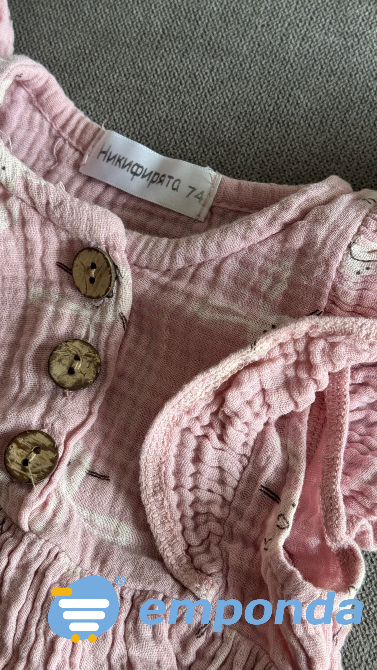 Body para bebé muselina Caballito - imagen 3