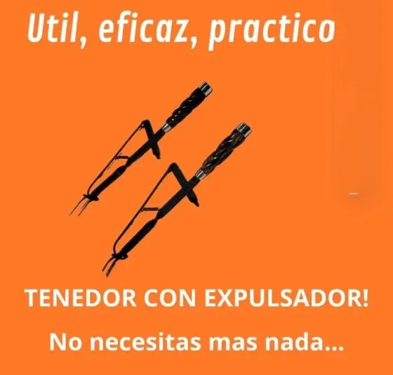 Tenedor parrillero Caballito