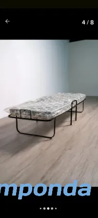 Cama Jaula Plegable 1 Plaza + Colchón Lejaim 80×190x13 Cm Robusta Practica Ahorra Espacio Catre Estr San Fernando - imagen 1