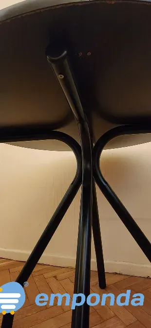 Mesa redonda negra con 4 sillas Recoleta - imagen 2