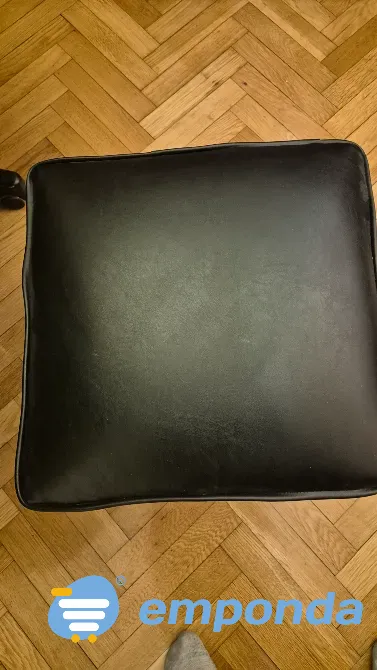 Pack de 2 puffs cuadrados color negro Recoleta - imagen 4