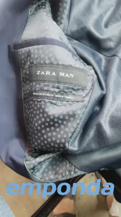 Saco Zara azul Merlo - imagen 2