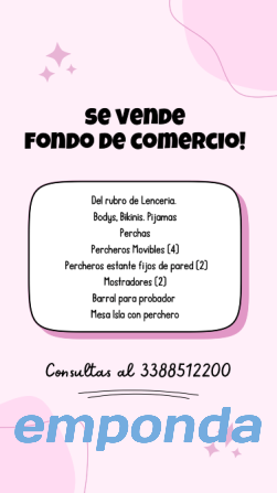Fondo de Comercio Lenceria General Villegas - imagen 1