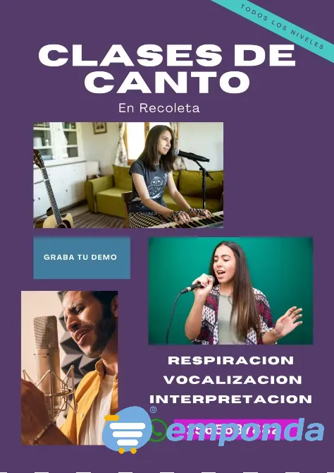 Clasesa de canto en Recoleta Recoleta - imagen 3