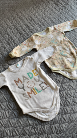 Body de manga larga 6-9 meses Caballito