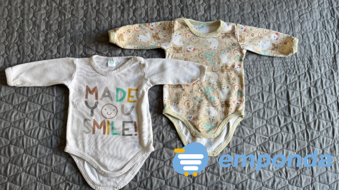 Body de manga larga 6-9 meses Caballito - imagen 1