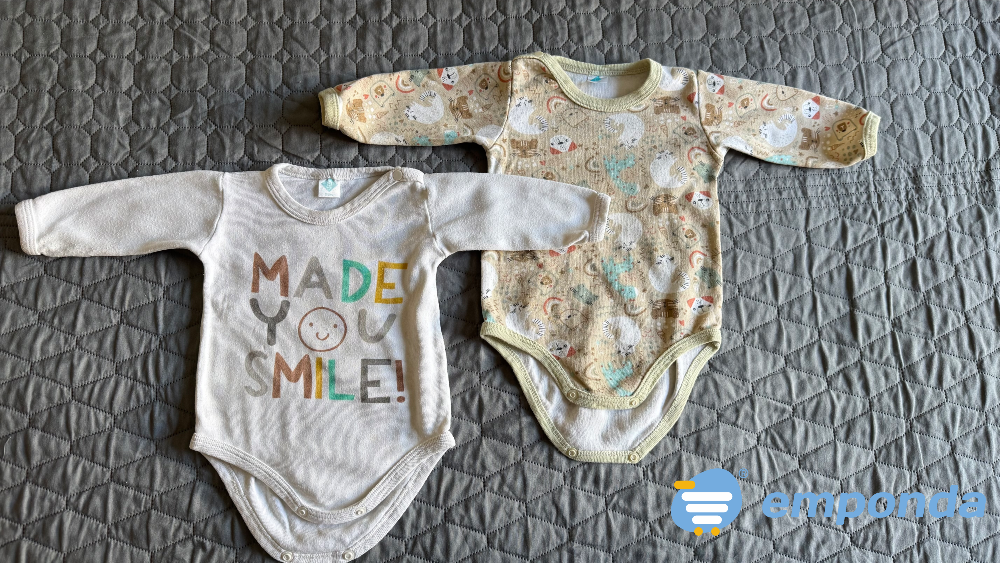 Body de manga larga 6-9 meses Caballito - imagen 1