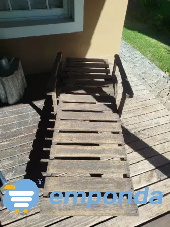 Set de 2 Reposeras d e madera Villa Urquiza - imagen 2