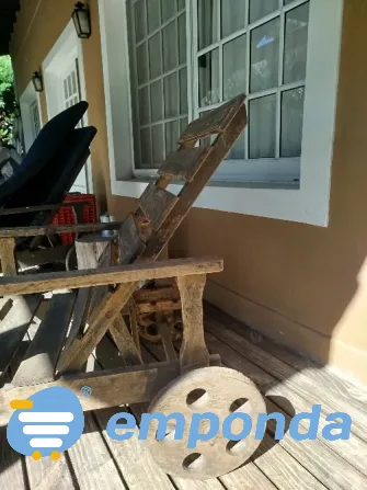 Set de 2 Reposeras d e madera Villa Urquiza - imagen 8