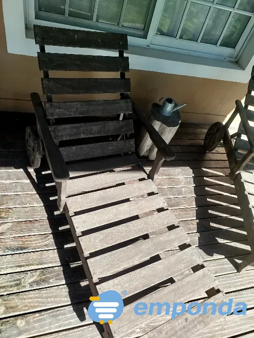 Set de 2 Reposeras d e madera Villa Urquiza - imagen 6