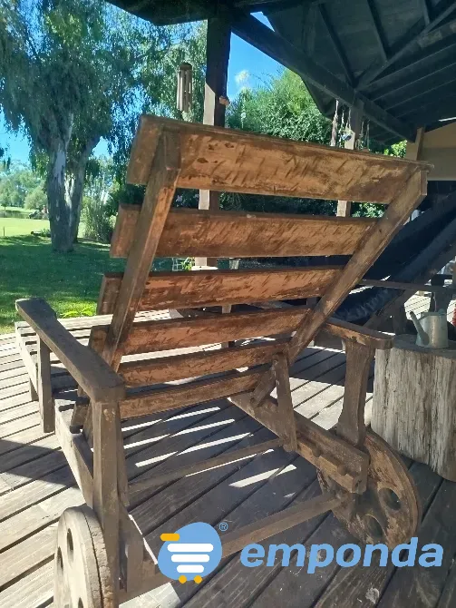 Set de 2 Reposeras d e madera Villa Urquiza - imagen 5