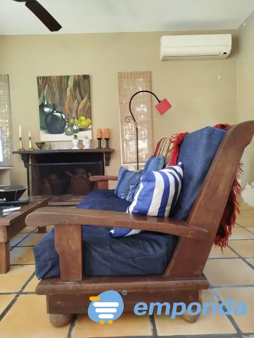 Sillón 3 cuerpos de algarrobo estilo campo Caballito - imagen 3