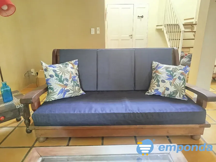 Sillón 3 cuerpos de algarrobo usado Caballito - imagen 4