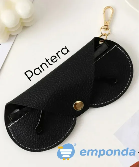 Estuche de anteojos en eco cuero varios colores Villa Urquiza - imagen 3