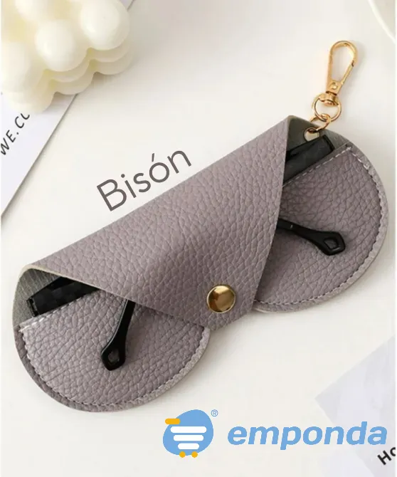 Estuche de anteojos en eco cuero varios colores Villa Urquiza - imagen 4