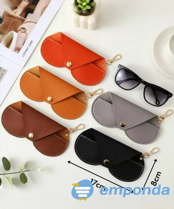 Estuche de anteojos en eco cuero varios colores Villa Urquiza - imagen 1