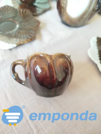 Juego de café y cafetera vintage usado Villa Urquiza - imagen 3