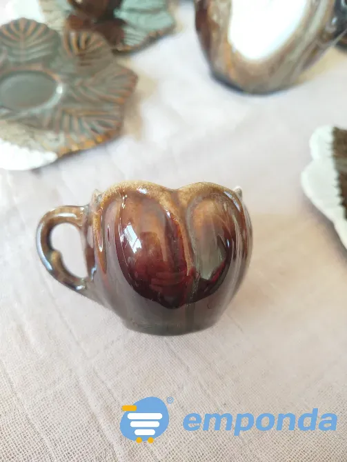 Juego de café y cafetera vintage usado Villa Urquiza - imagen 3