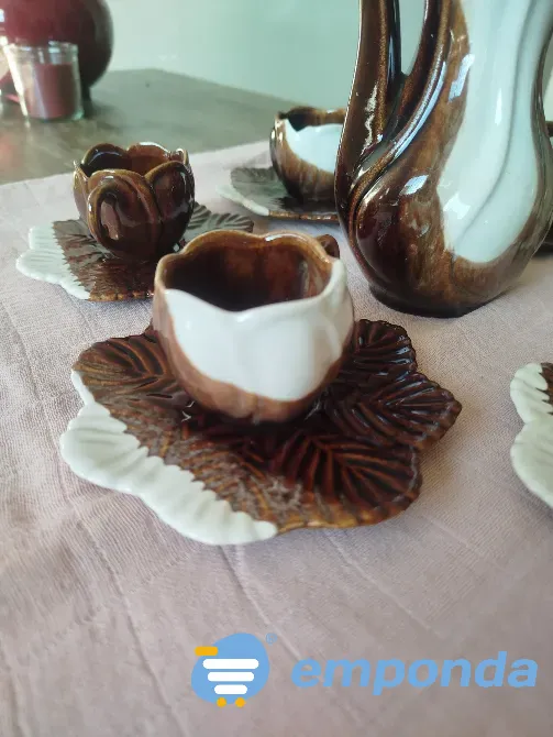 Juego de café y cafetera vintage usado Villa Urquiza - imagen 5