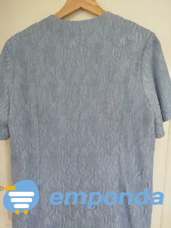 Traje de mujer falda y casaca en crepé con textura usado Villa Urquiza - imagen 6