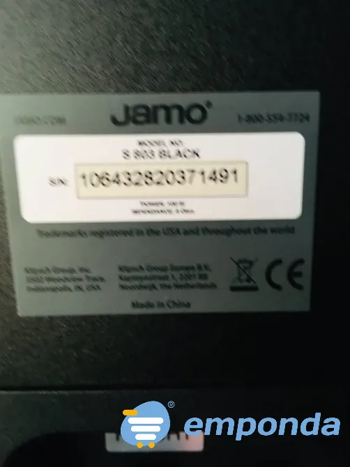 Jamo S803 Par De Bafles/parlantes De Estante 2 Vias San Salvador de Jujuy - imagen 3