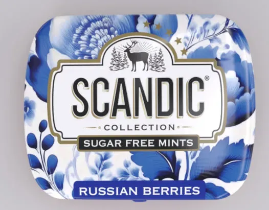 SCANDIC, caramelos europeos sin azúcar, 32g Almagro