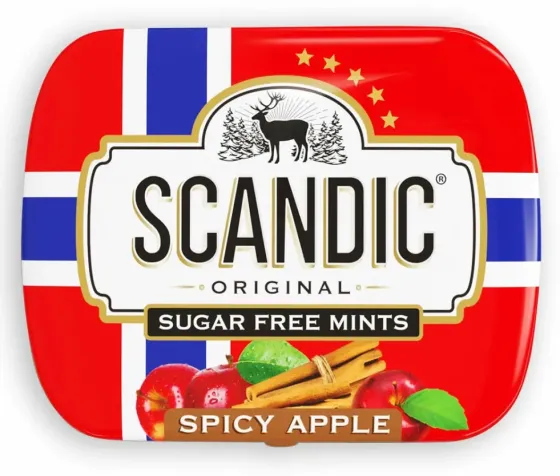 SCANDIC, caramelos europeos sin azúcar, 32g Almagro