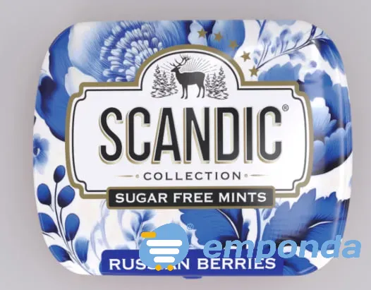 SCANDIC, caramelos europeos sin azúcar, 32g Almagro - imagen 6